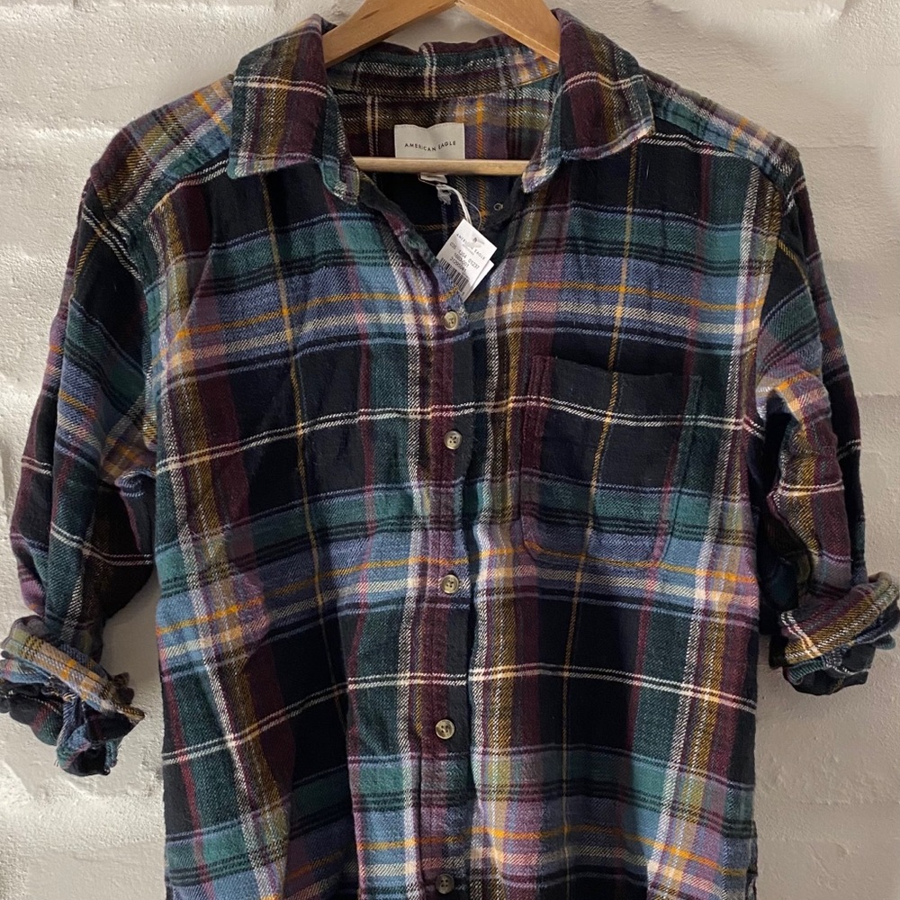 American Eagle Boyfriend Fit Flannel